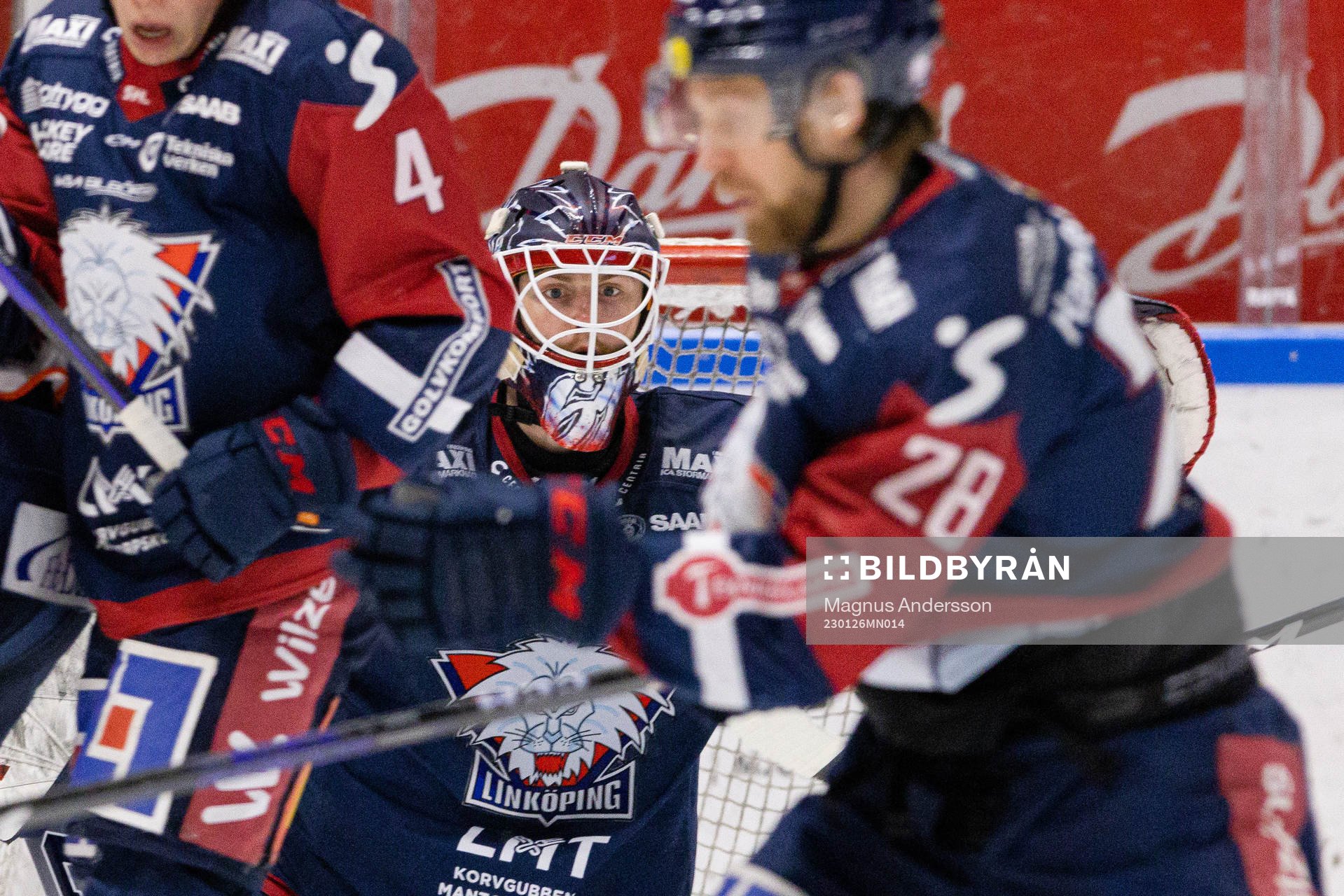 Linköpings målvakt Marcus Högberg