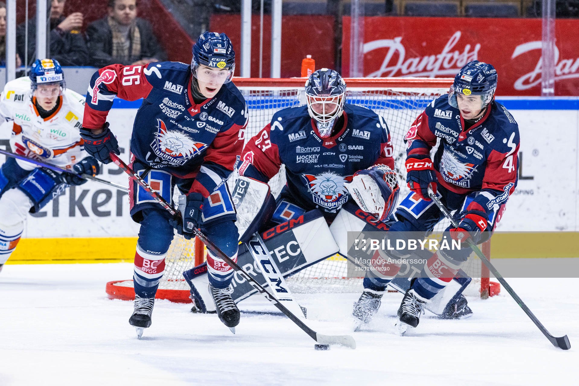 Linköpings Elias Sjöström och Broc Little