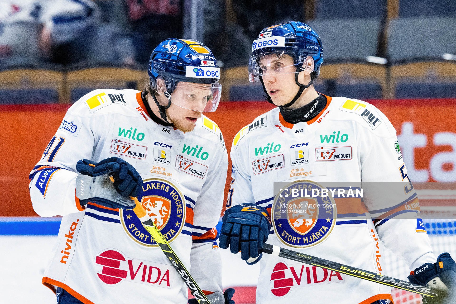 Växjös Ludvig Nilsson och Miika Koivisto