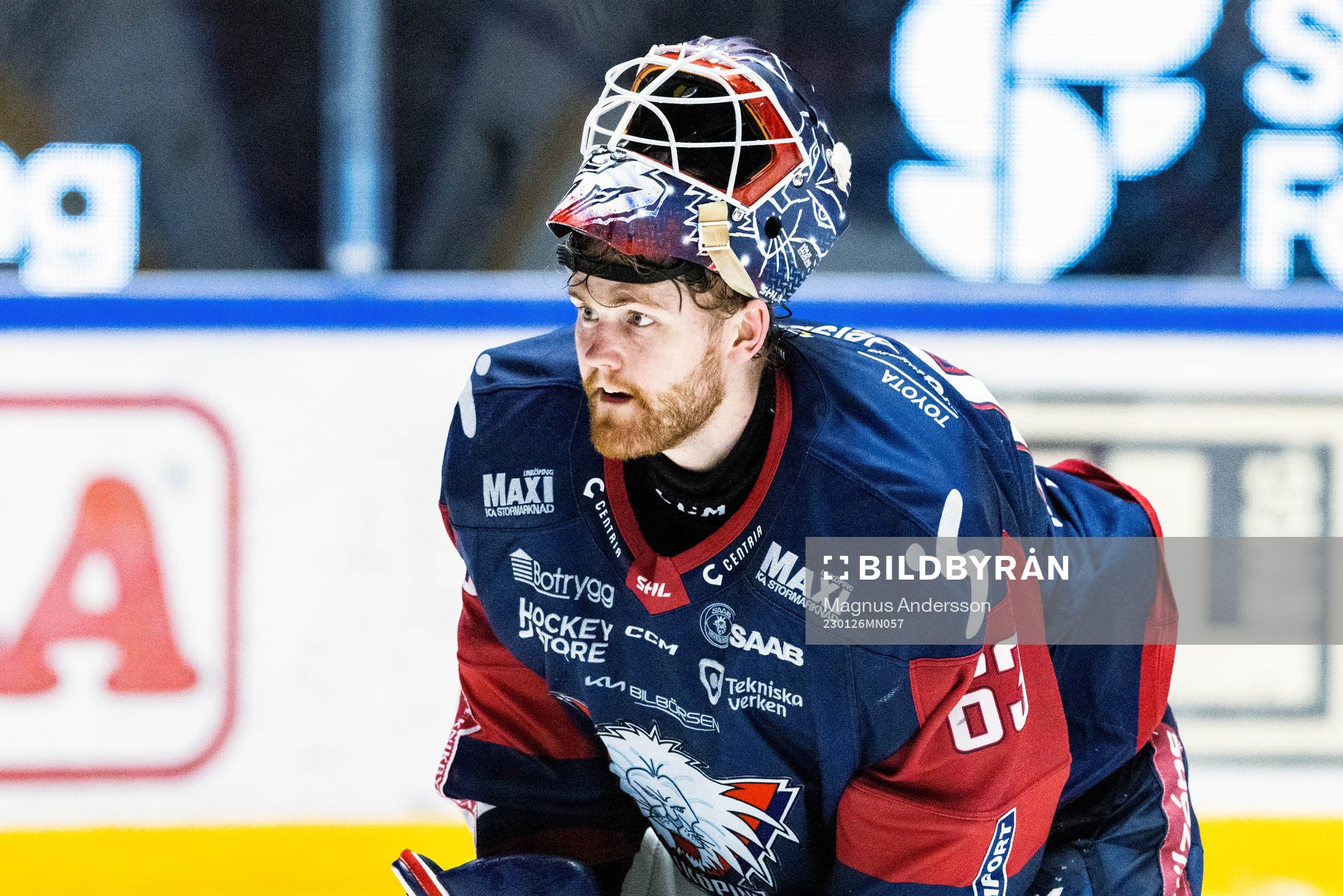 Linköpings målvakt Marcus Högberg