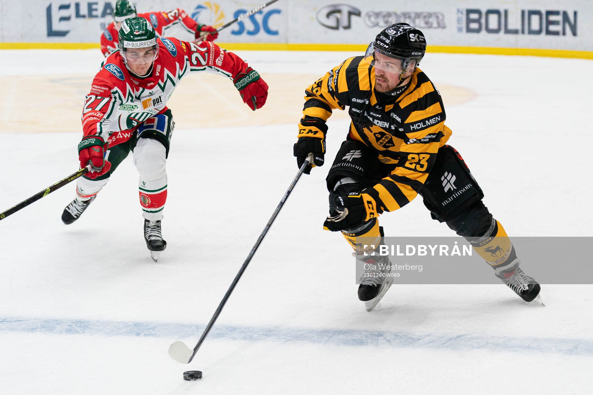 Frölundas Jere Innala och Skellefteås Adam Mascherin