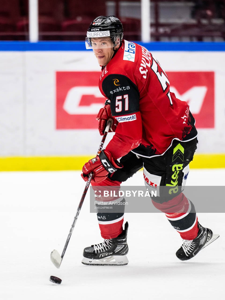Malmö Redhawks Emil Sylvegård
