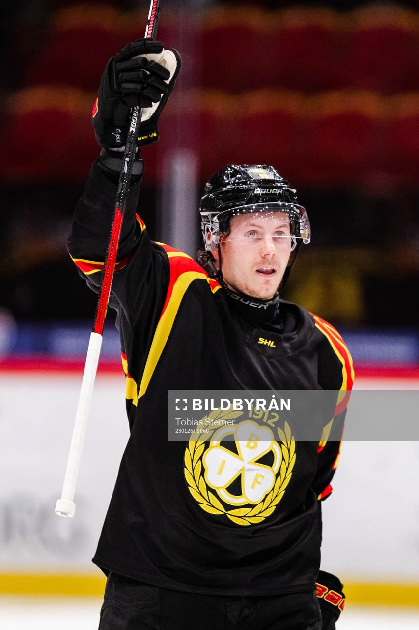 Brynäs Nick Olesen jublar
