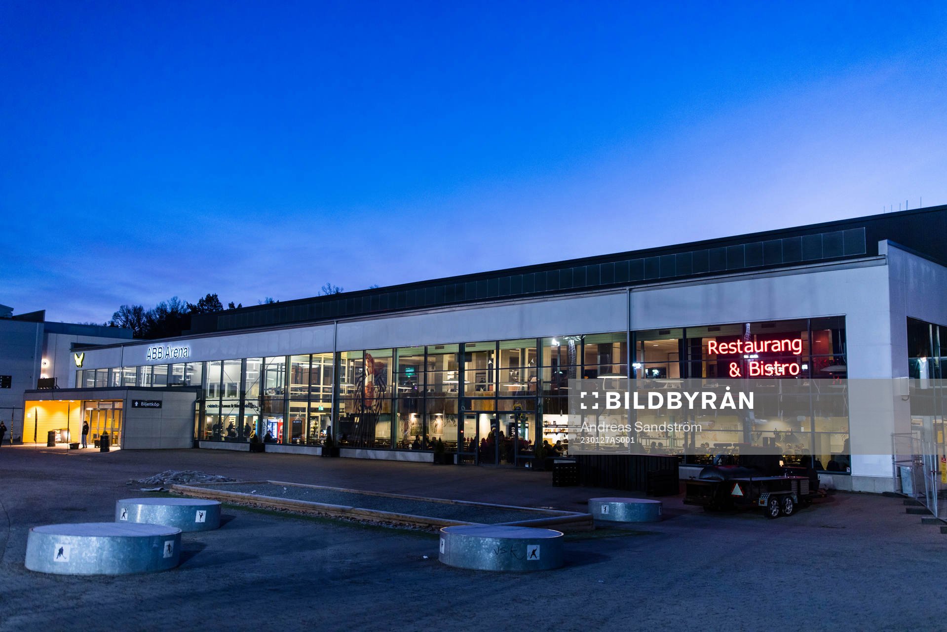 Vy över ABB Arena