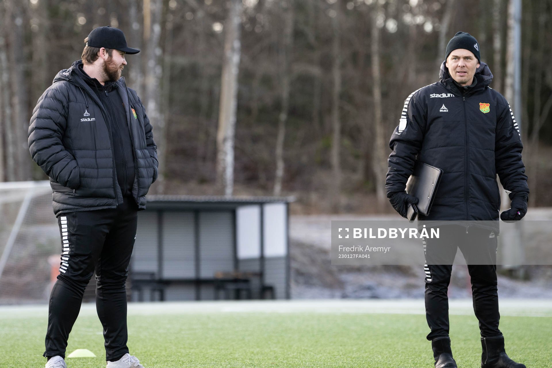 assisterande tränare Alaxander Severin och huvudtränare