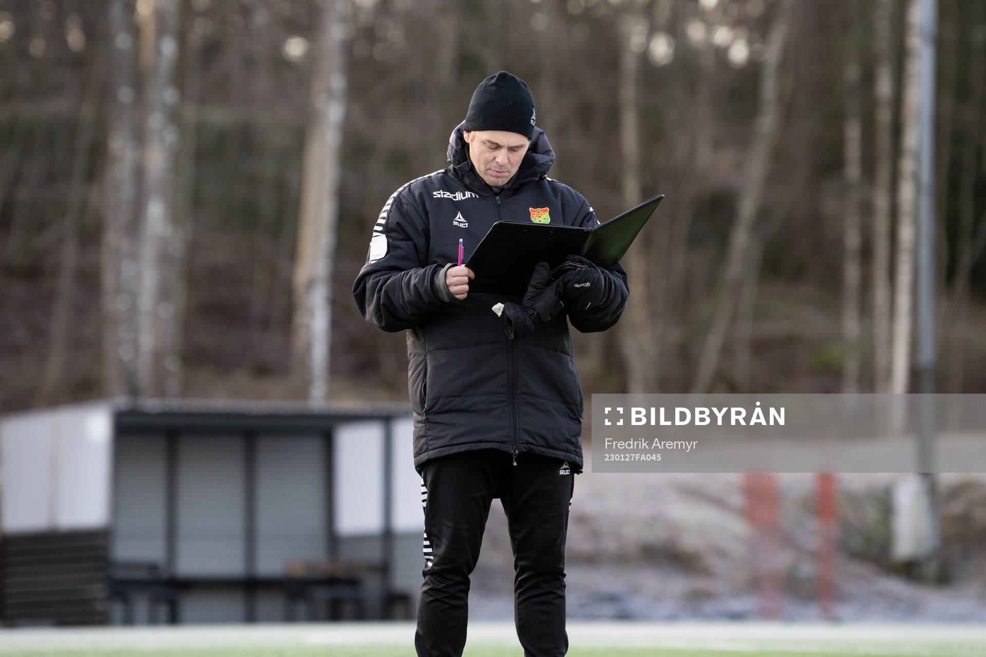 huvudtränare Fredrik Holmberg