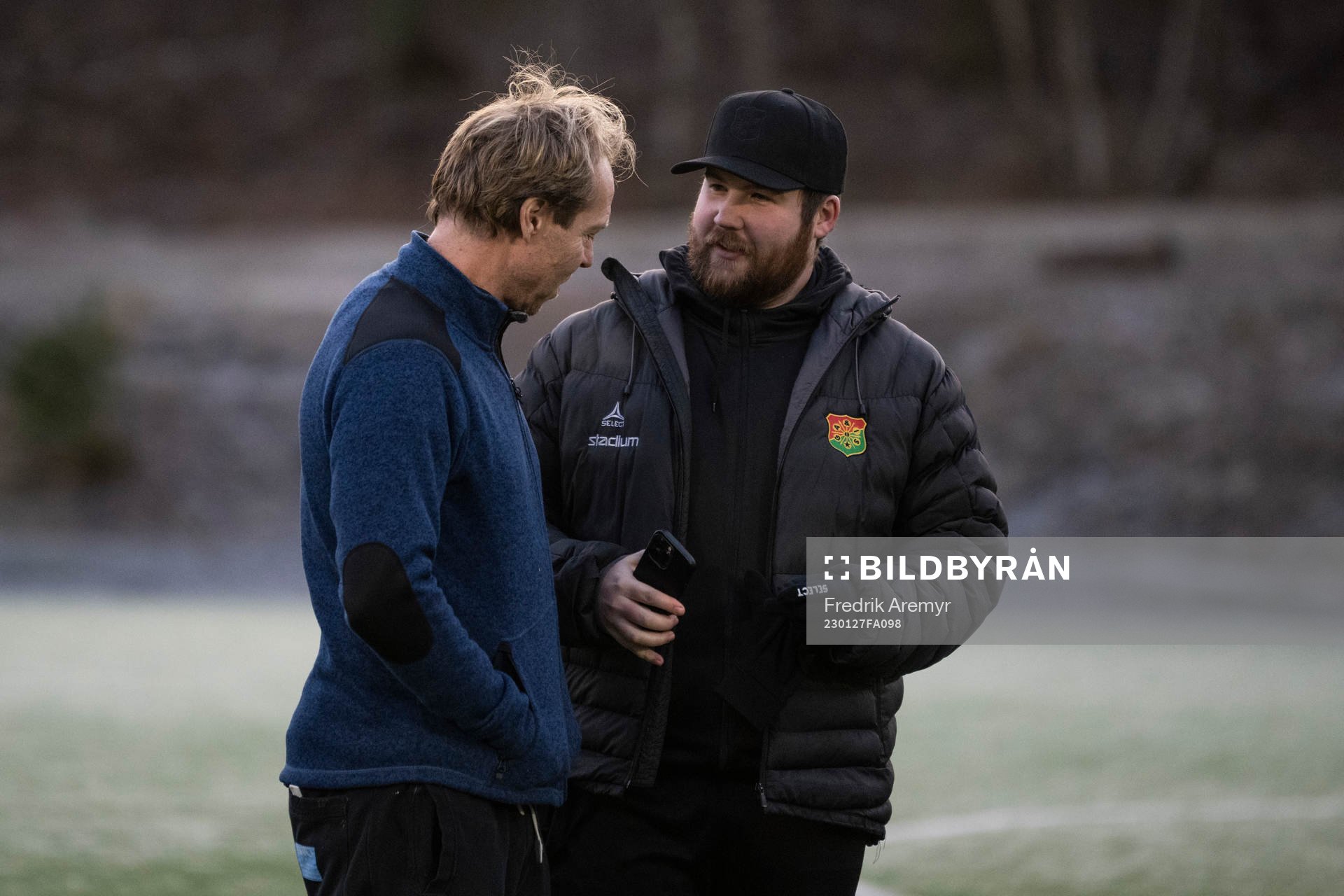 Player Manager Nicklas Karlström och assisterande tränare
