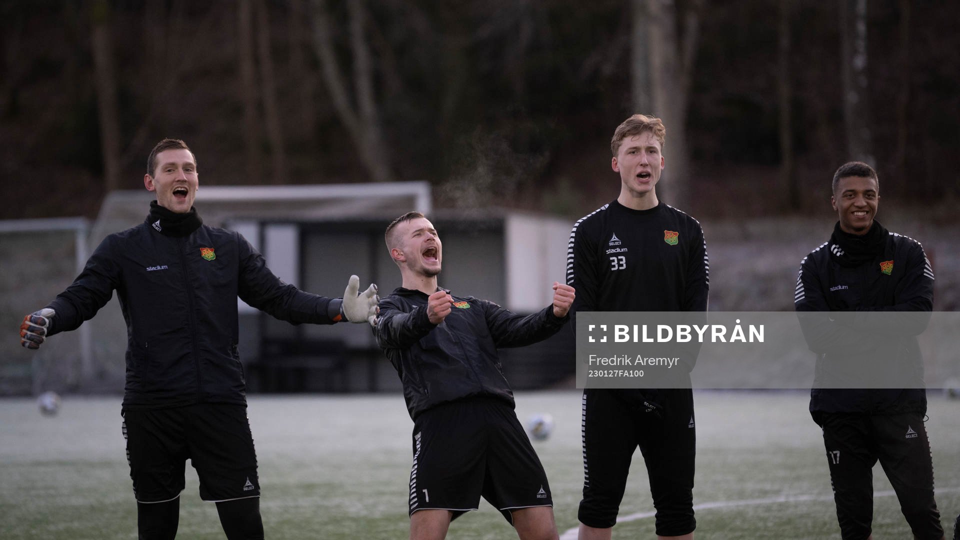 Målvakt Erik Krantz, Alexander Ahl Holmström, Filip