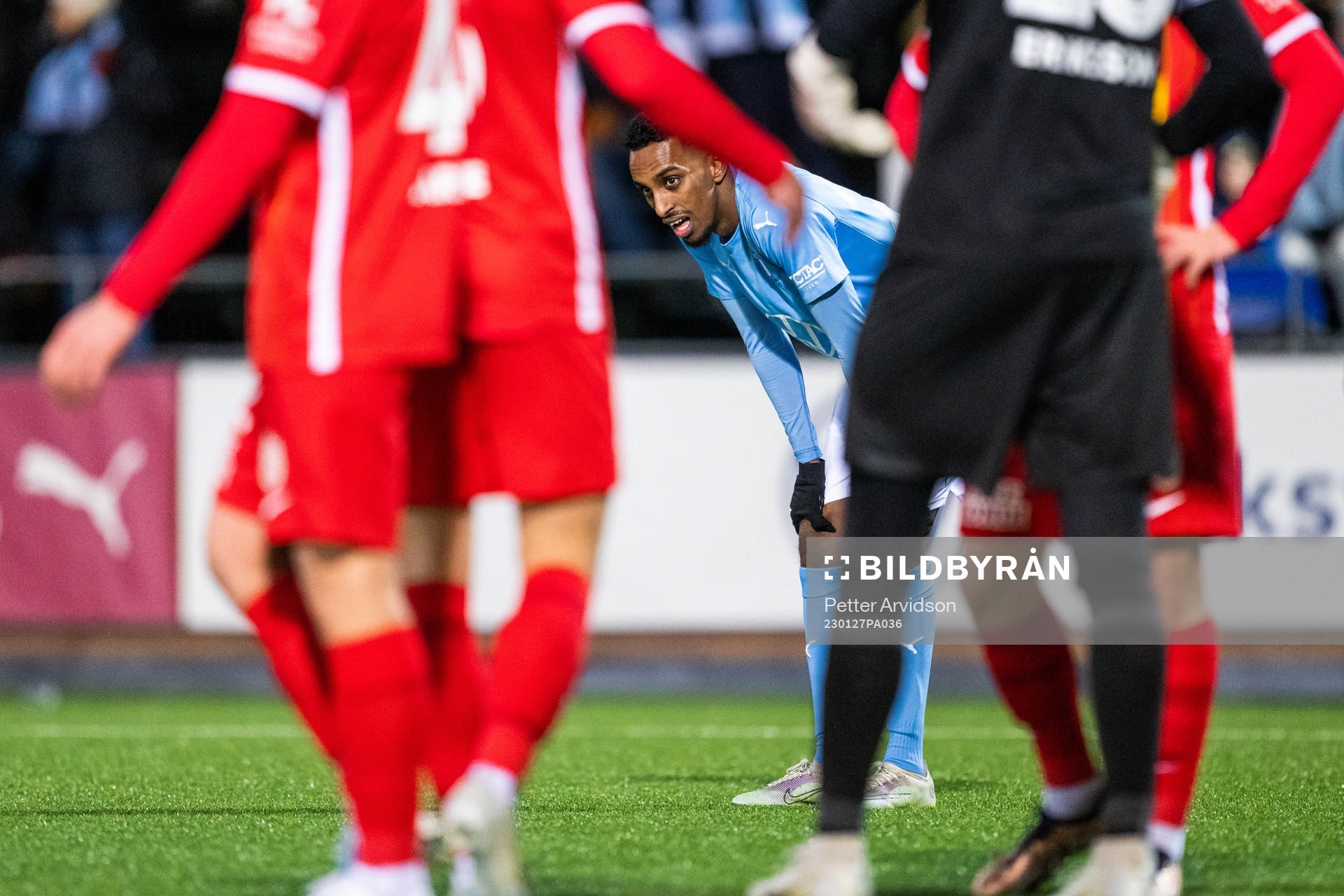 Malmö FFs Taha Ali deppar