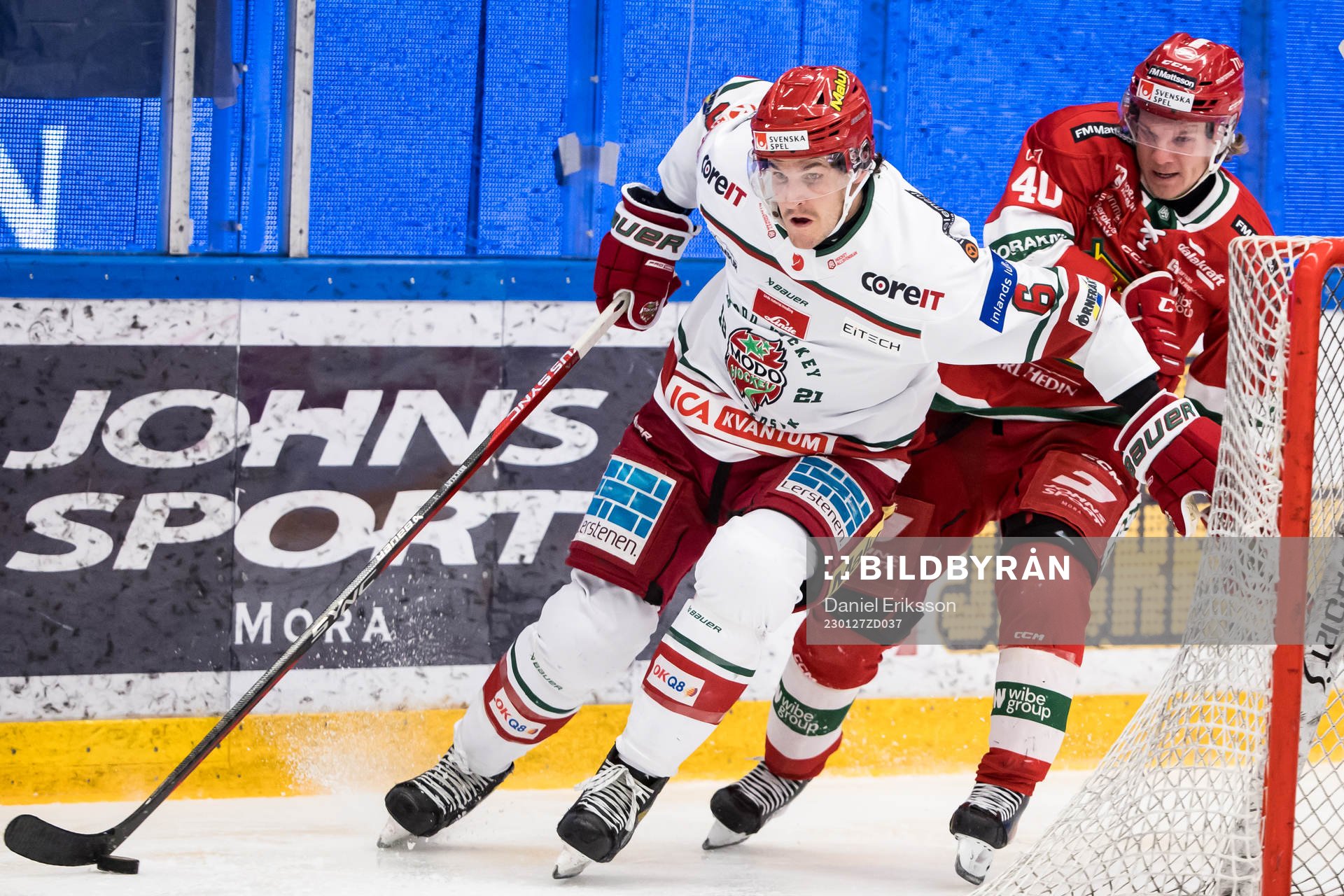 Modos Daniel Brickley och Moras Anton Heikkinen
