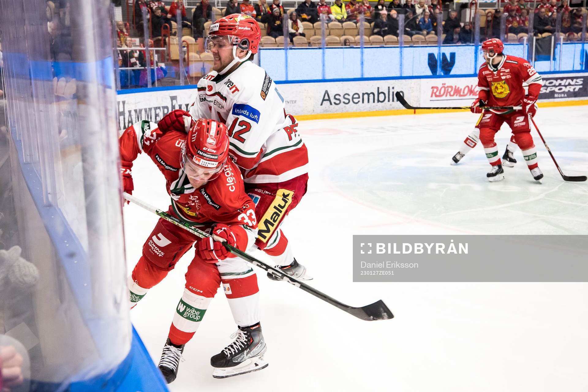 Moras Olle Strandell och Modos Oscar Pettersson