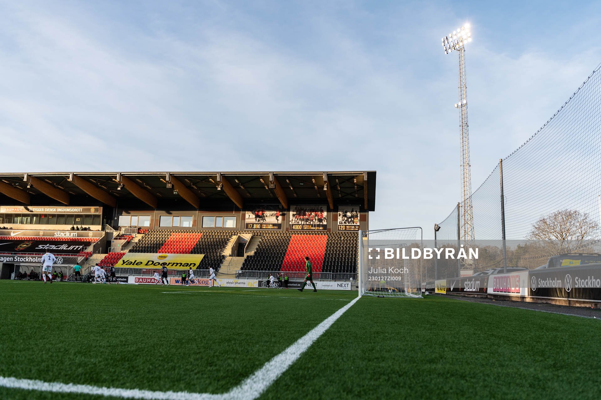 Vy över Grimsta IP