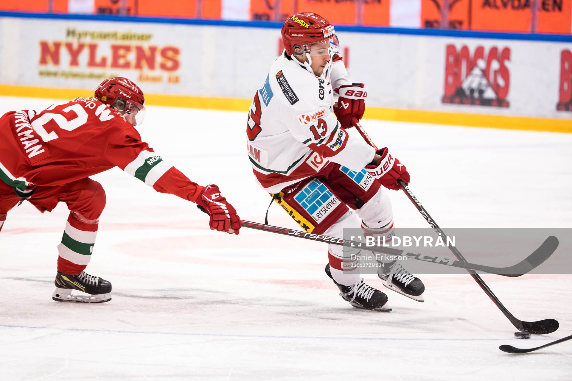 Moras Filip Björkman och Modos Nicholas Halloran