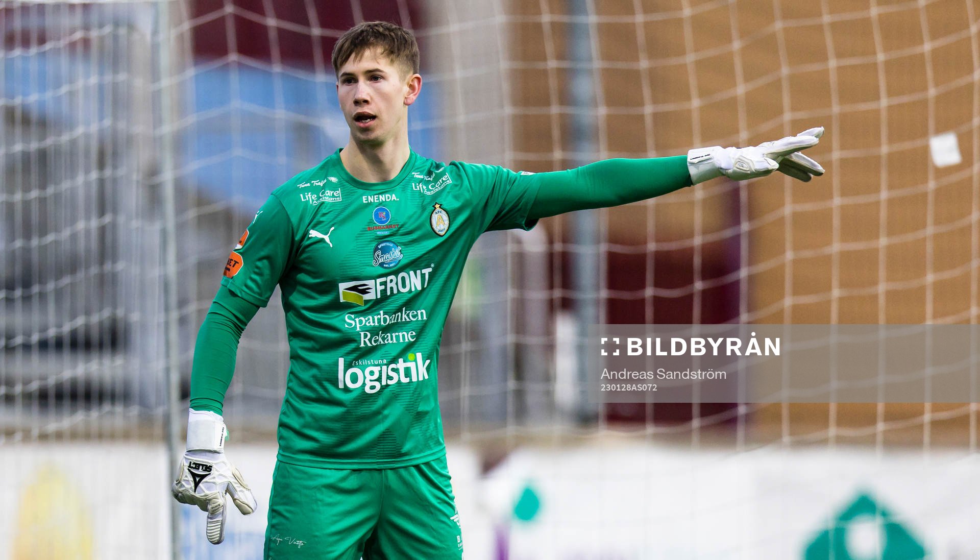 AFC Eskilstunas målvakt Nick Wolters