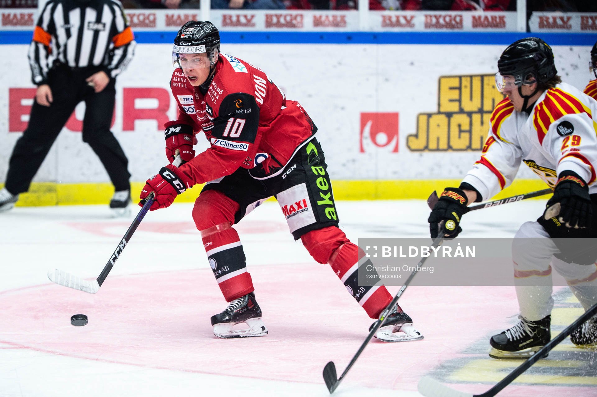 Malmö Redhawks William Von Barnekow och Brynäs Oscar