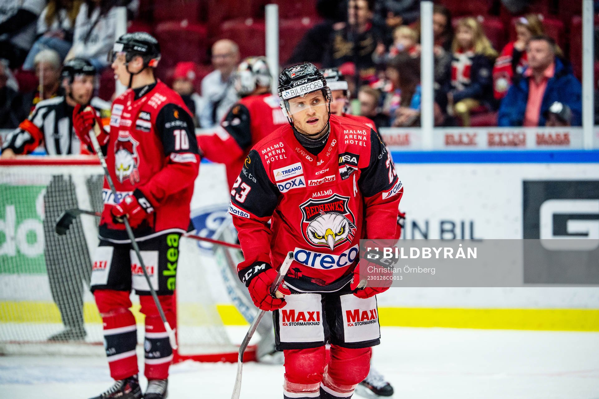 Malmö Redhawks Christoffer Forsberg depparunder