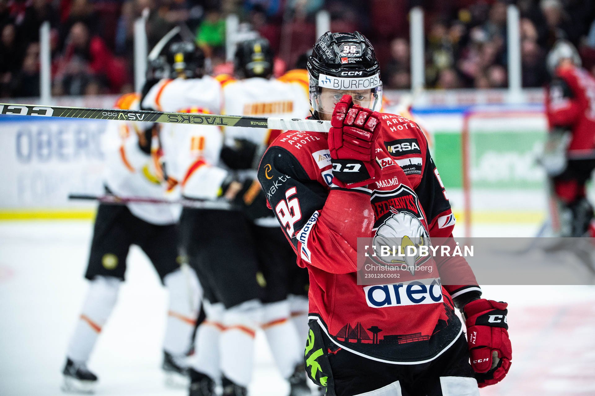 Malmö Redhawks Carl Persson deppar