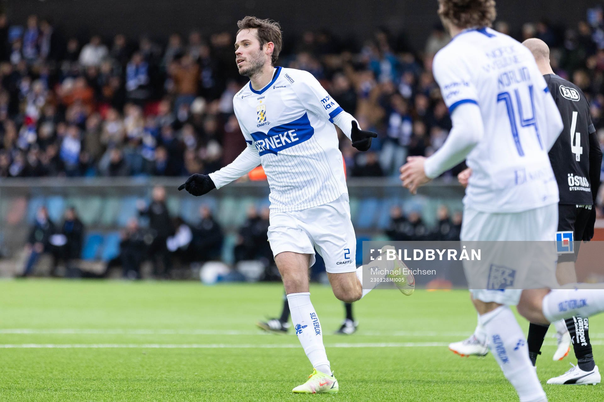 IFK Göteborgs Emil Salomonsson jublar