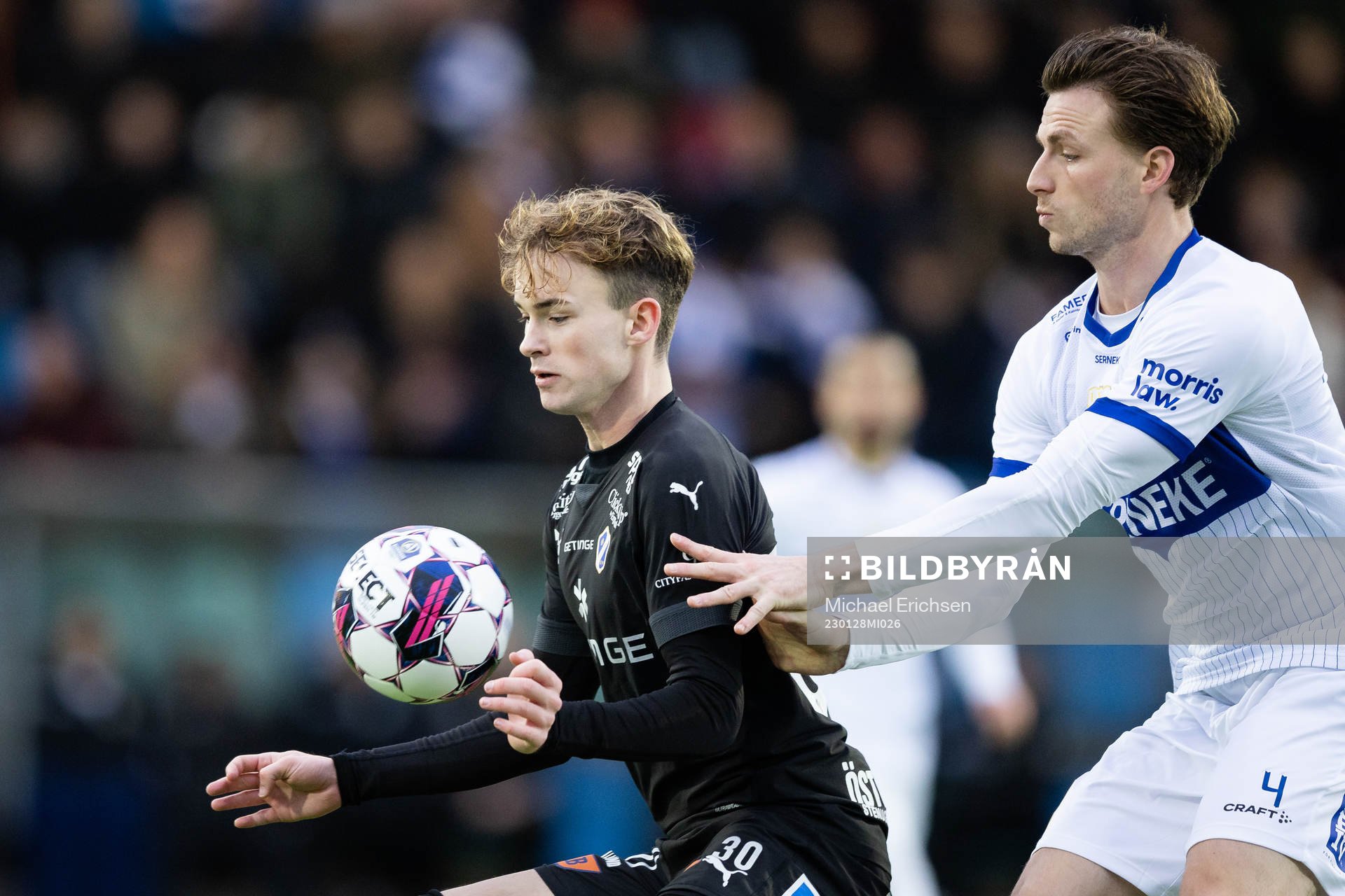Halmstads Alexander Johansson och IFK Göteborgs Carl