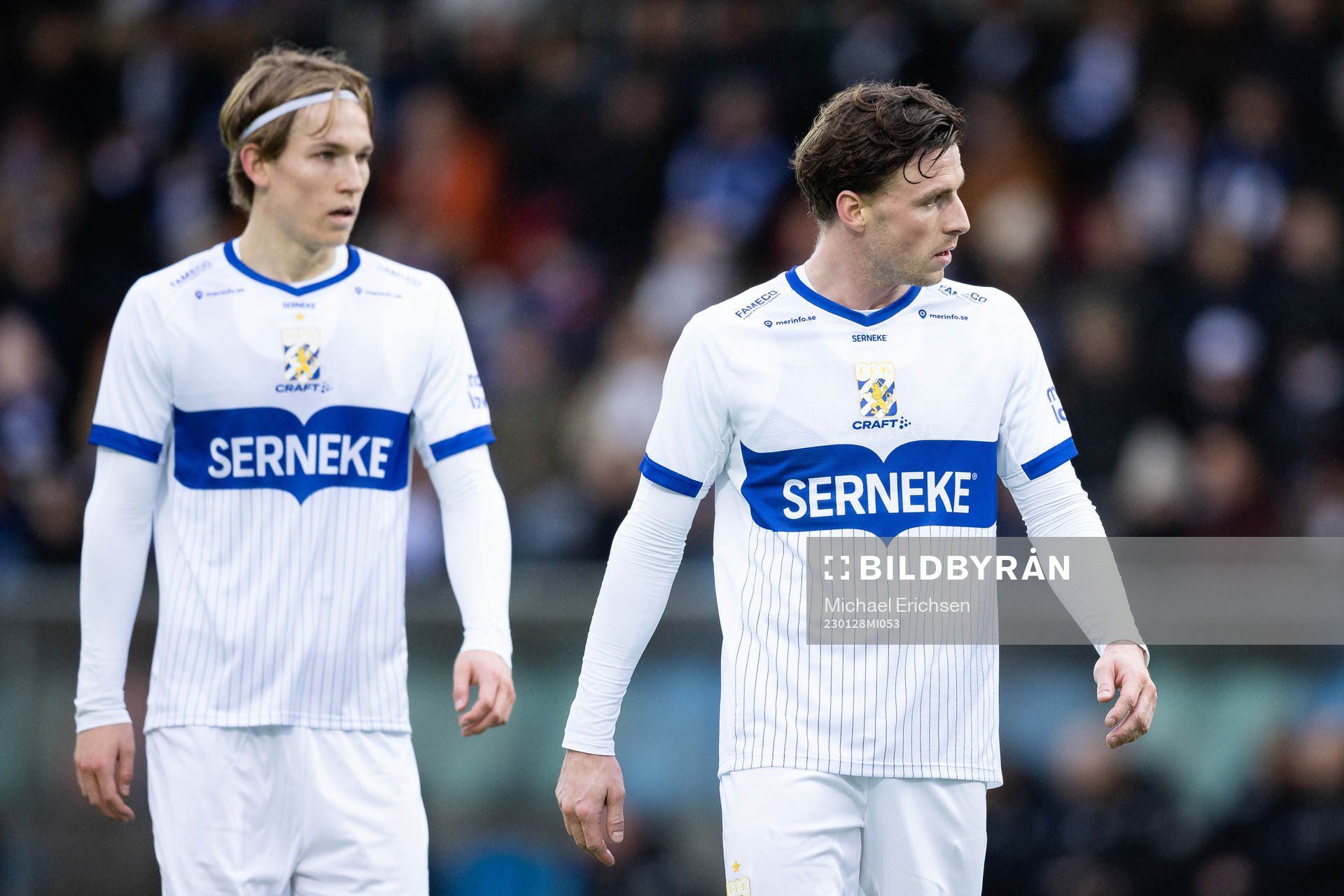 IFK Göteborgs Johan Bångsbo och Carl Johansson