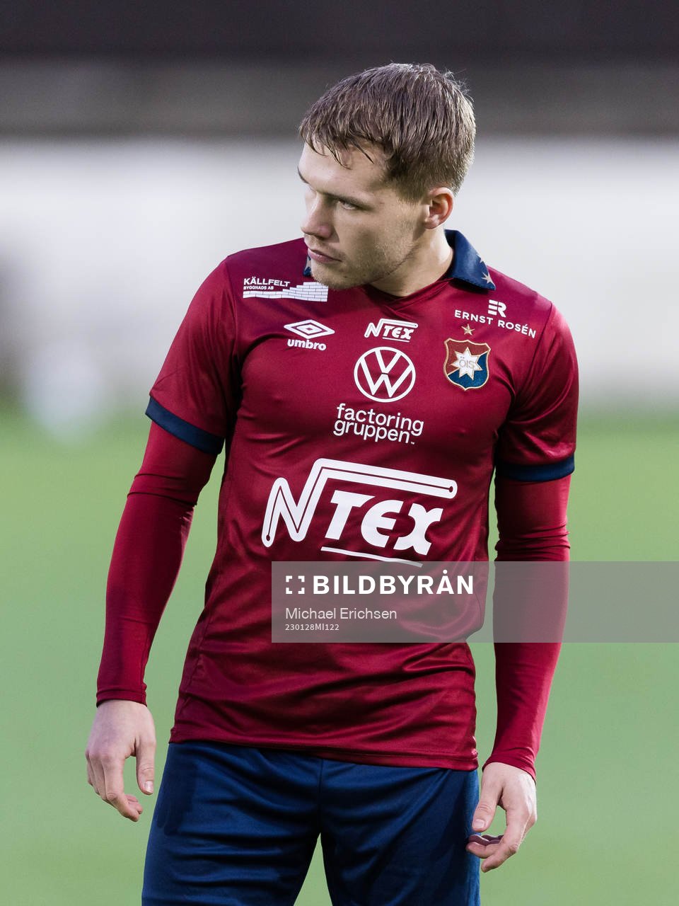 Örgrytes Hampus Dahlqvist på line up innan