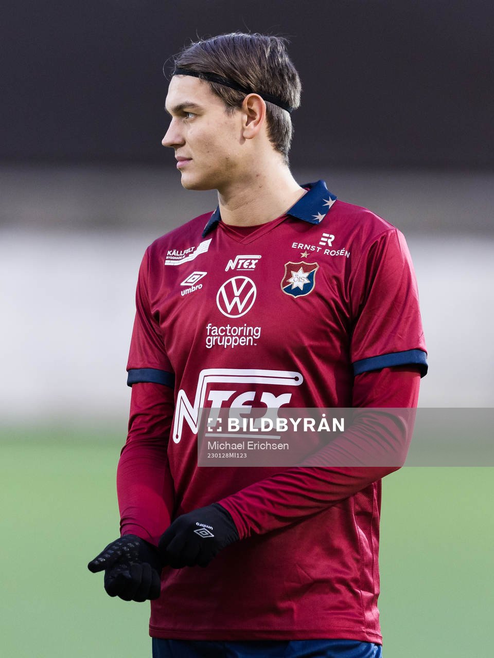 Örgrytes Noah Christoffersson på line up innan
