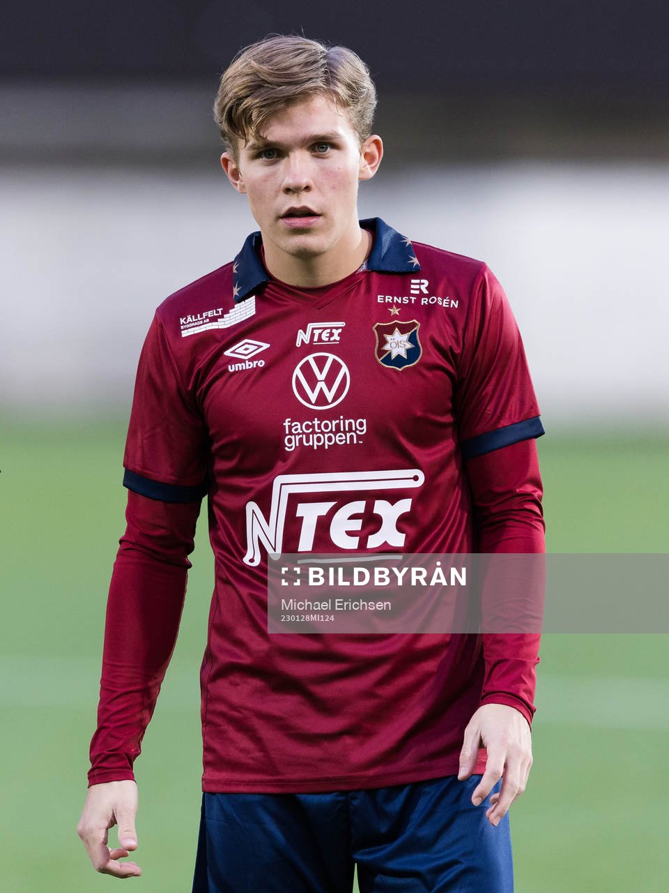 Örgrytes Isak Dahlqvist på line up innan träningsmatchen