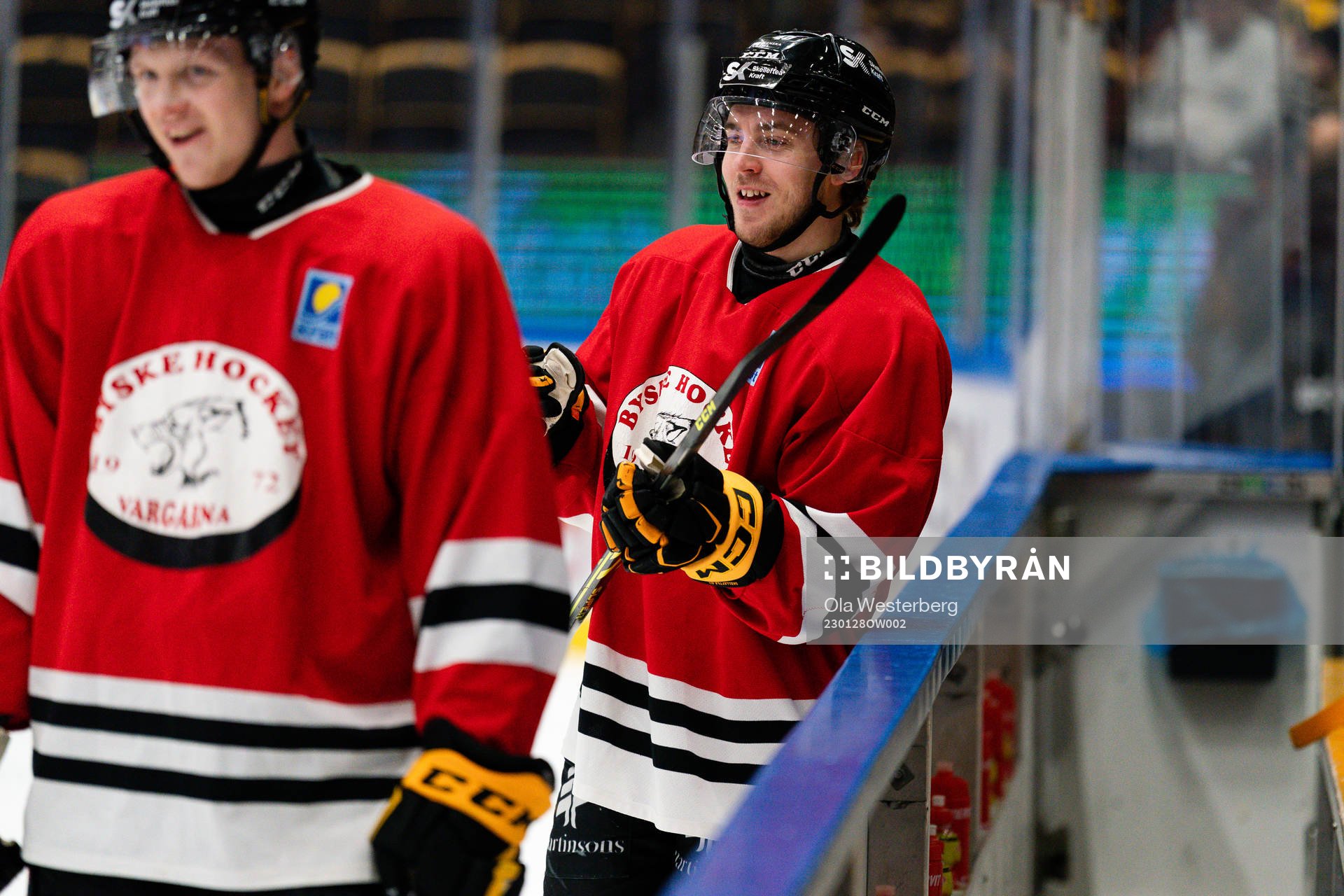 Skellefteås Andreas Wingerli i Byskes matchtröja