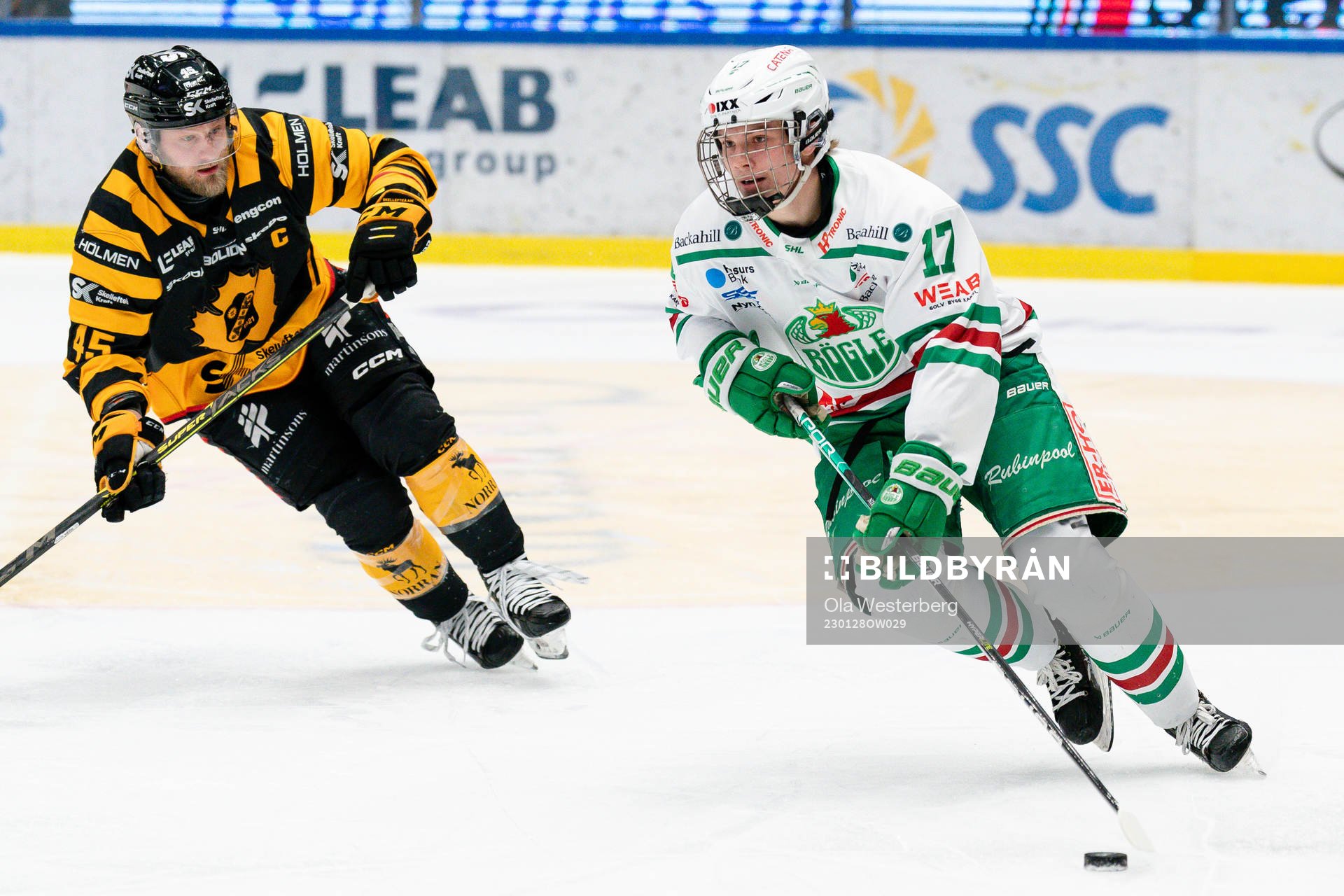 Rögles Felix Nilsson och Skellefteås Oscar Möller