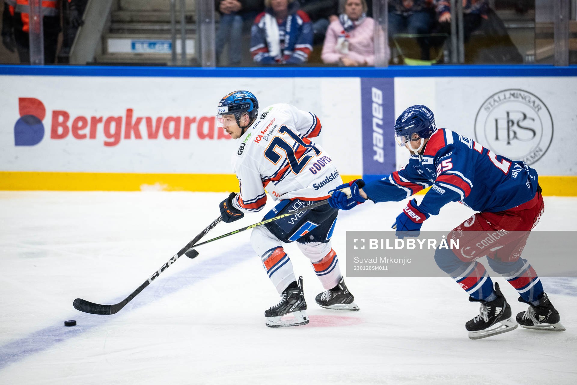 Växjös Brian Cooper och Oskarshamns Johannes Salmonsson