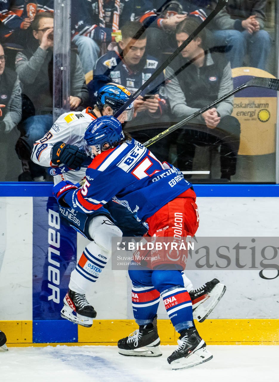 Växjös Hugo Gustafsson och Oskarshamns David Quenneville