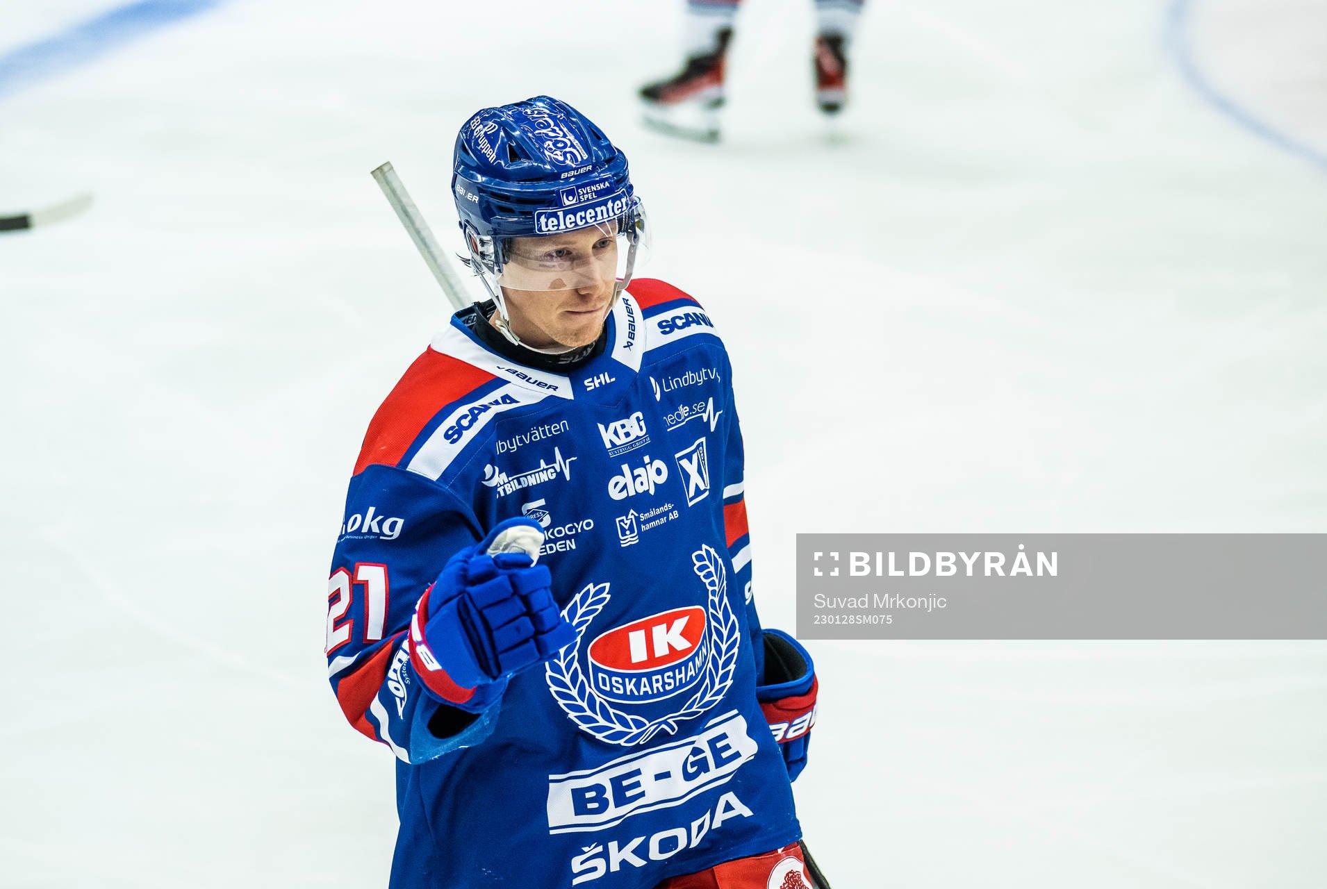 Oskarshamns Myles Powell jublar