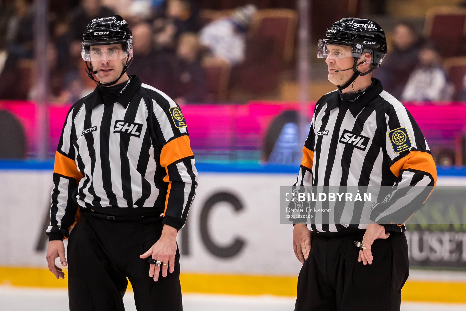 Domare Richard Magnusson och Domare Mikael Nord