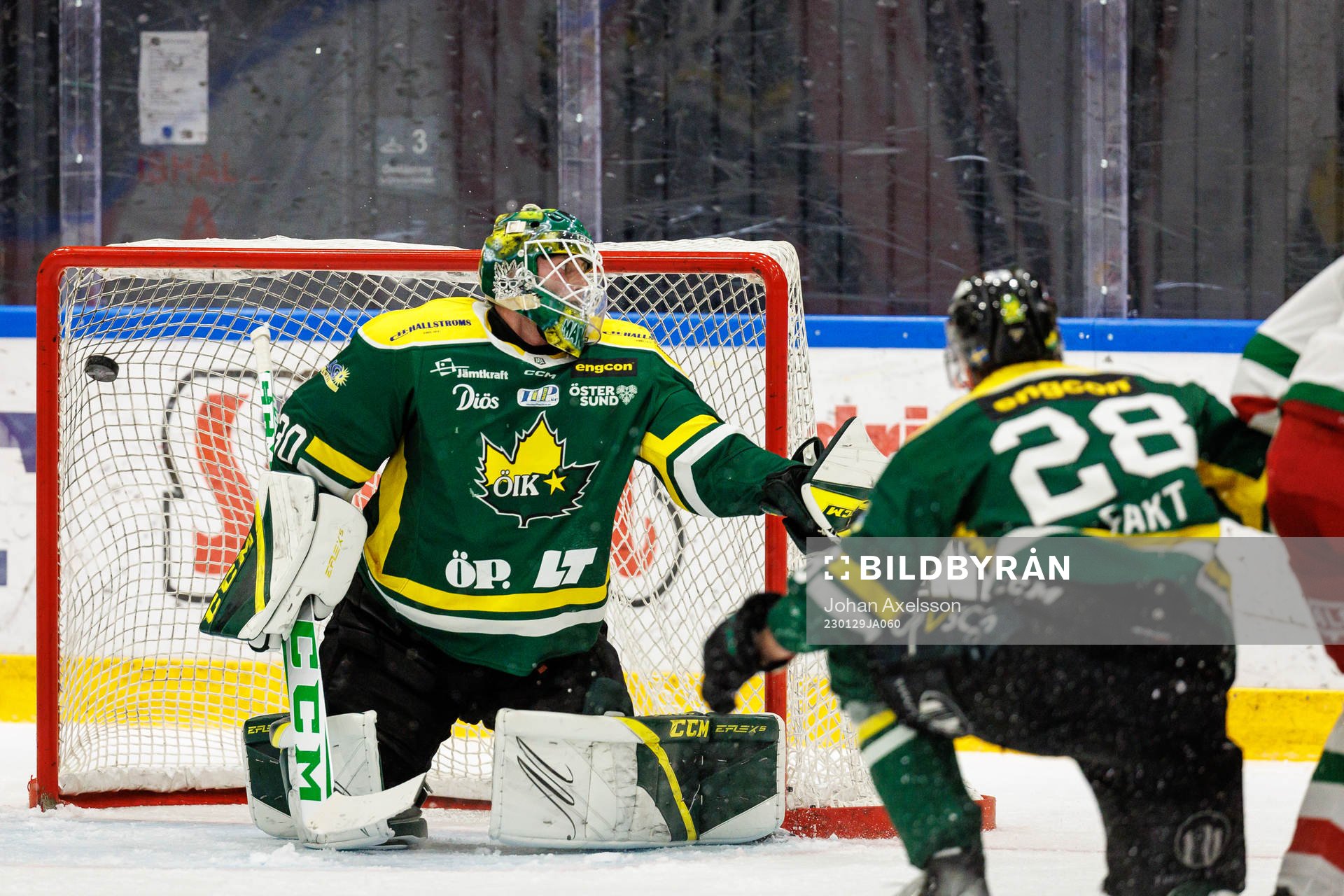 Moras Johannes Johannesen (ej i bild) gör 0-3 bakom