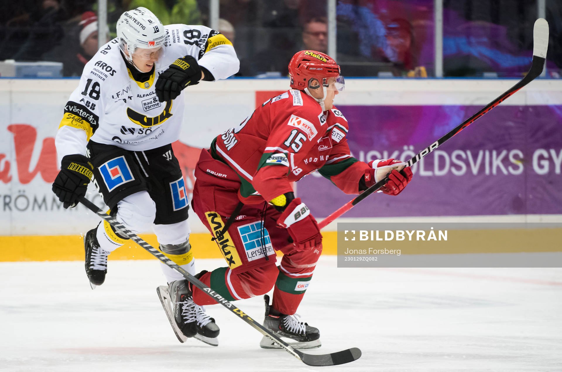 Västerås Emil Aronsson och Modos Filip Sveningsson