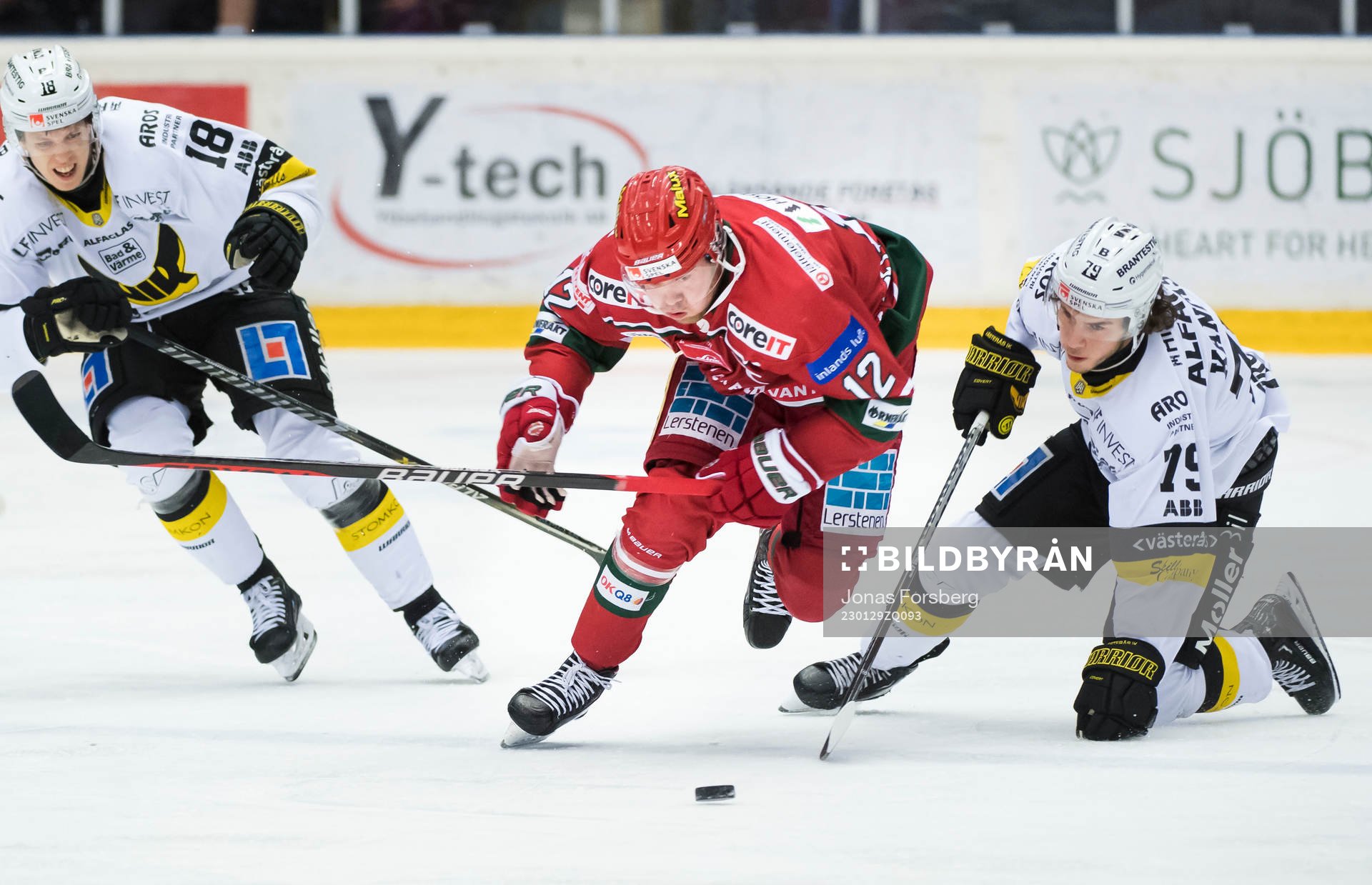 Västerås Emil Aronsson, Gabriel Kangas och Modos Oscar