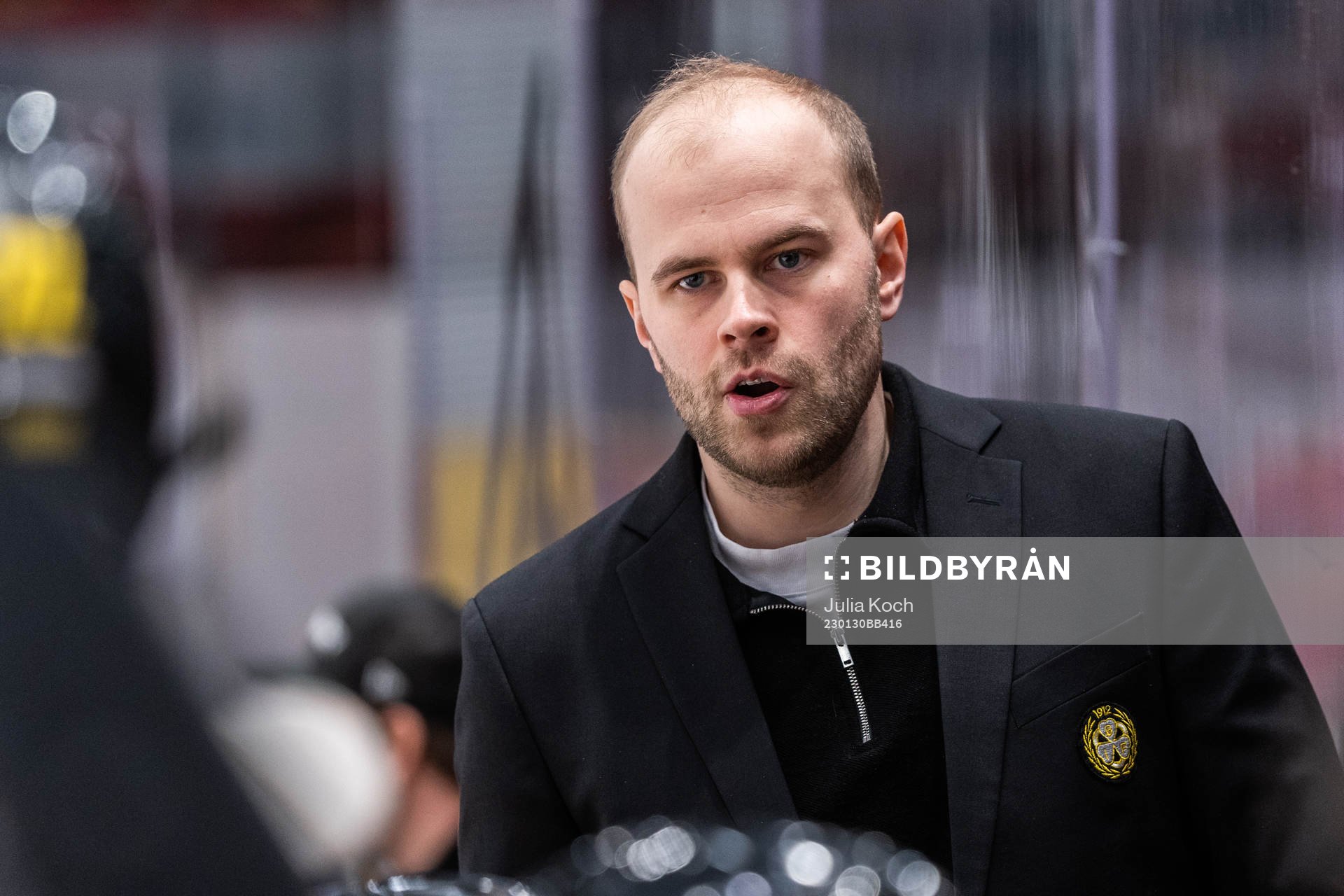 Brynäs tränare Filip Eriksson
