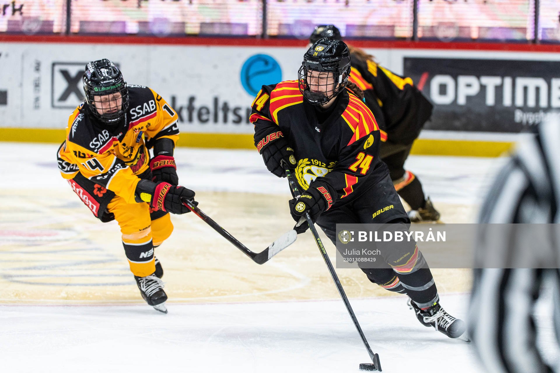 Luleås Wilma Sjölund och Brynäs Sara Cajanova