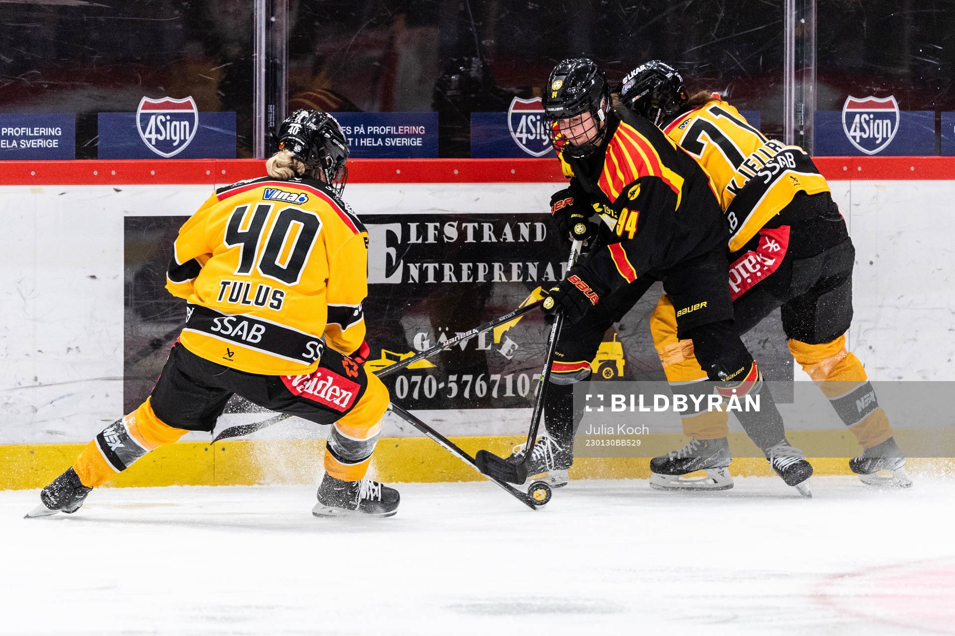 Luleås Noora Tulus, Brynäs Anna Meixner och Luleås Anna
