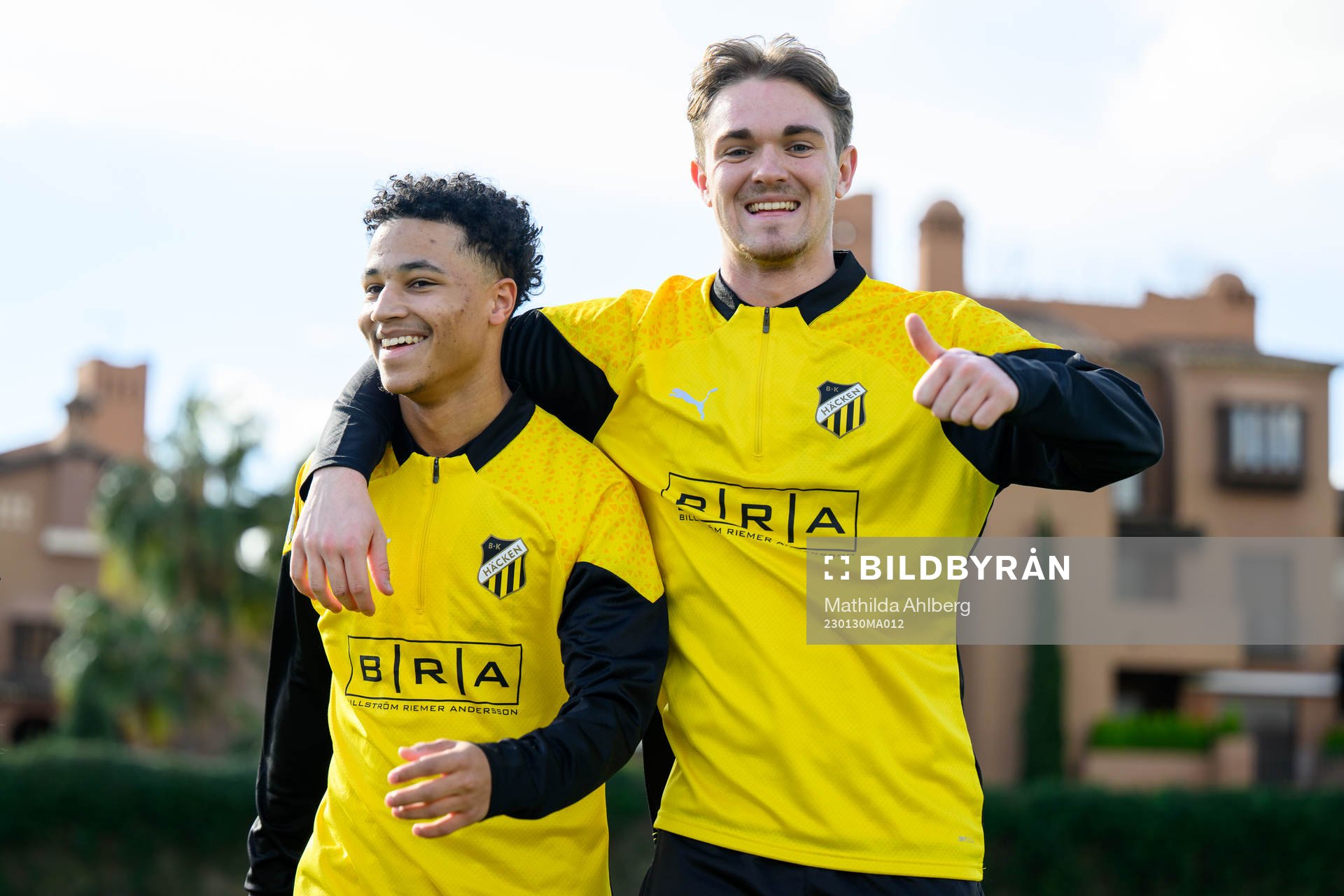 Momodou Lamin Sonko och Charlie Axede