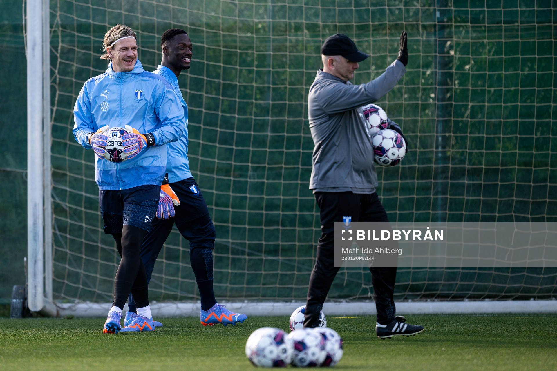 Målvakt Johan Dahlin, målvakt Ismael Diawara och