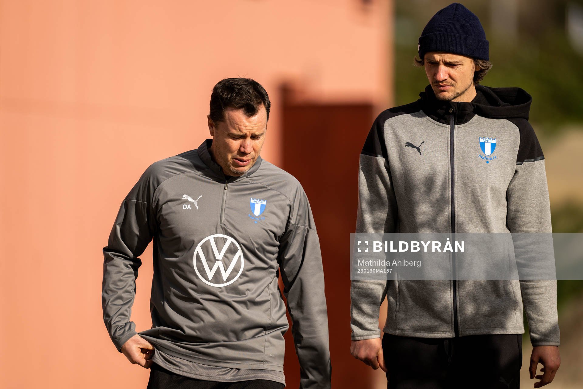 Sportchef Daniel Andersson och scout Robin Asterhed