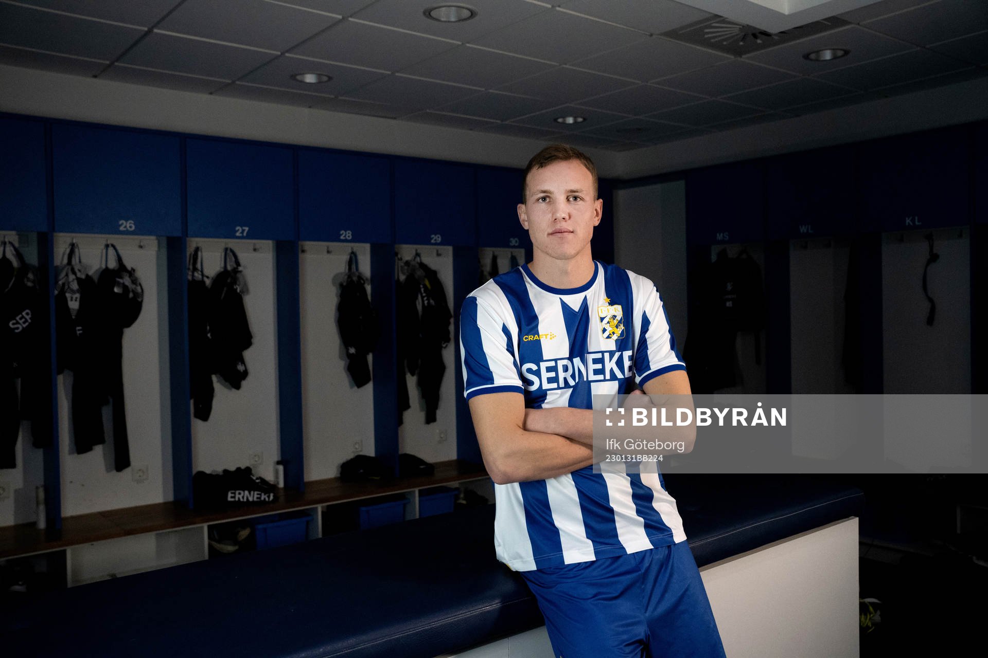 I denna handoutbild från IFK Göteborg syns nyförvärvet