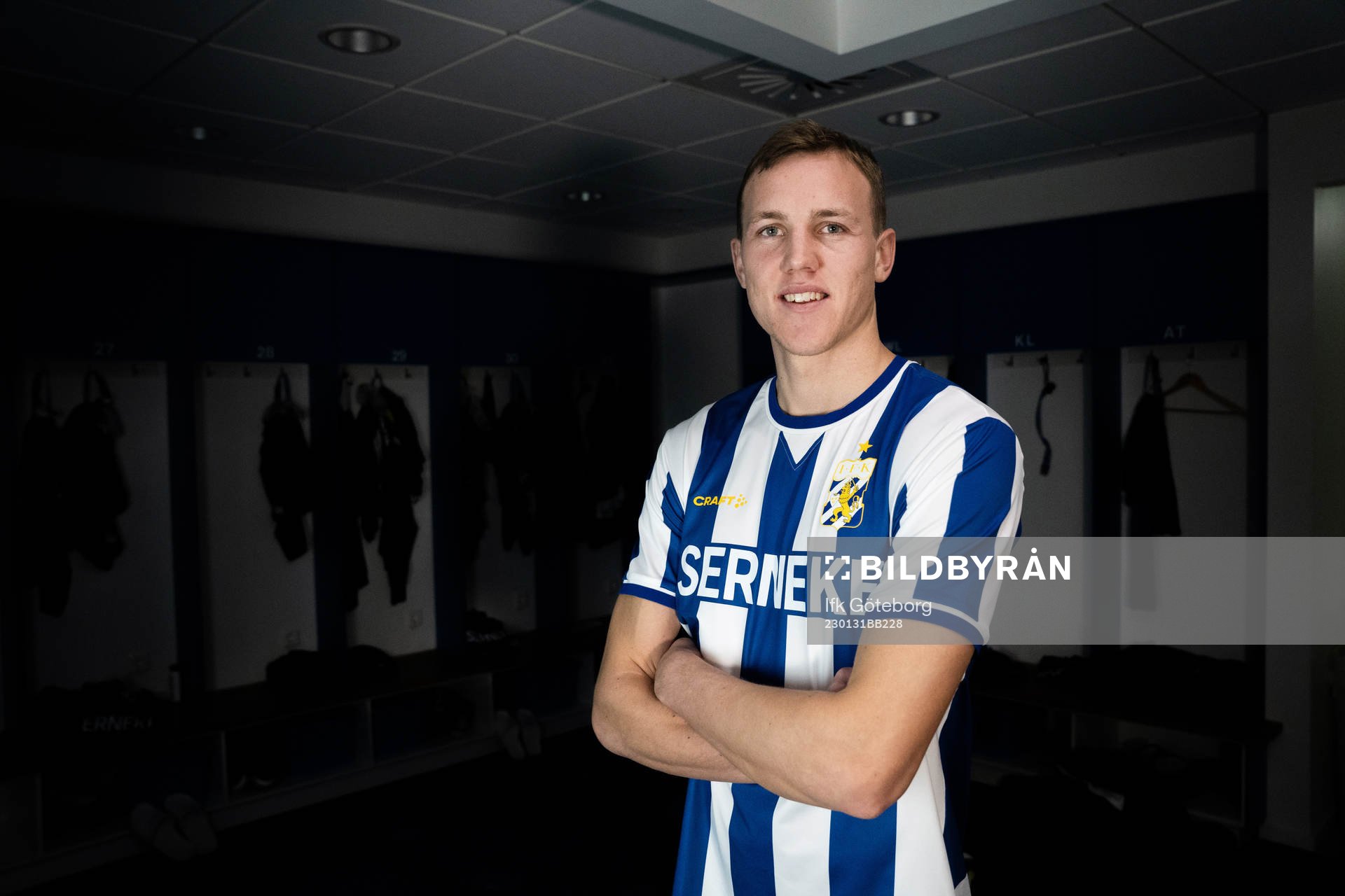 I denna handoutbild från IFK Göteborg syns nyförvärvet