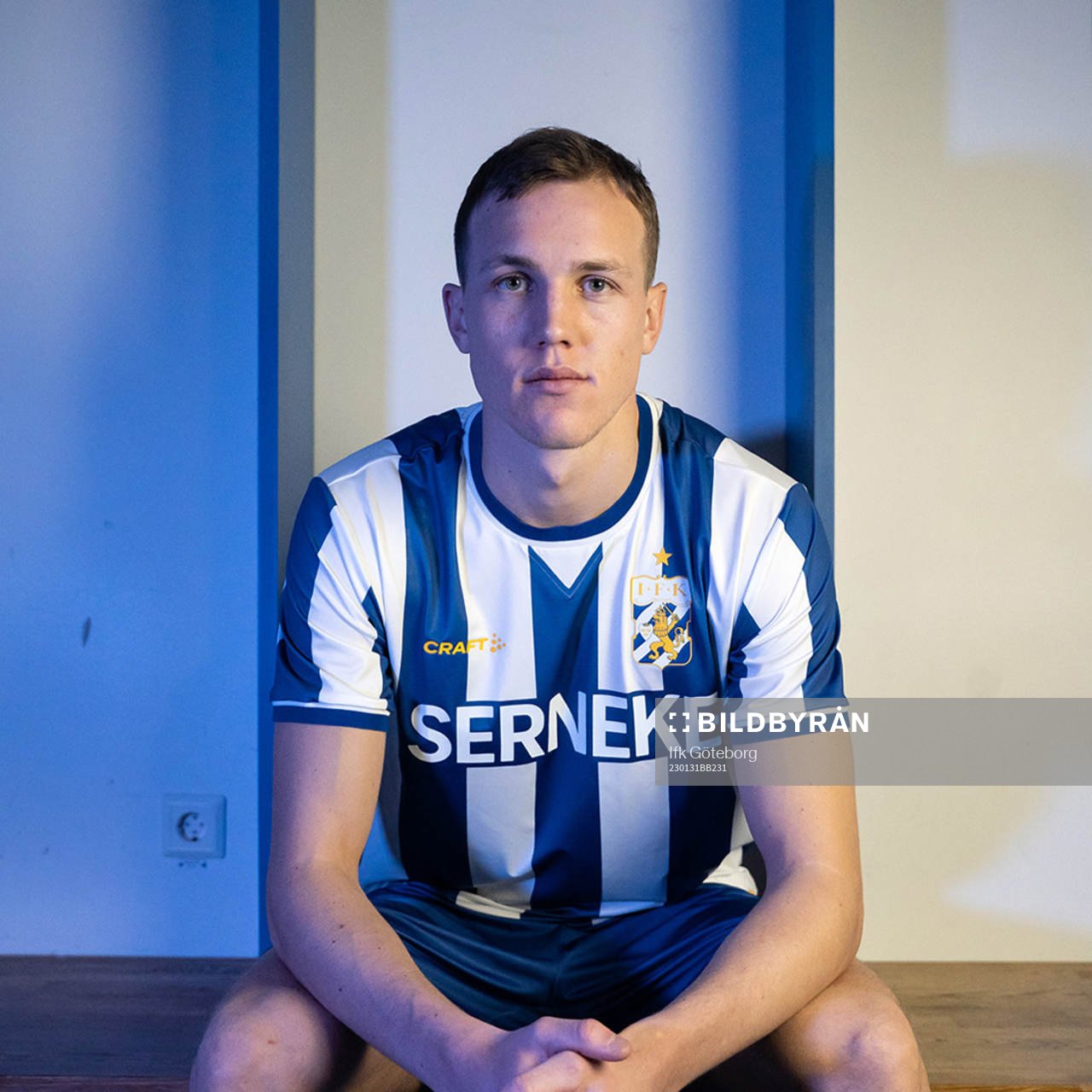 I denna handoutbild från IFK Göteborg syns nyförvärvet