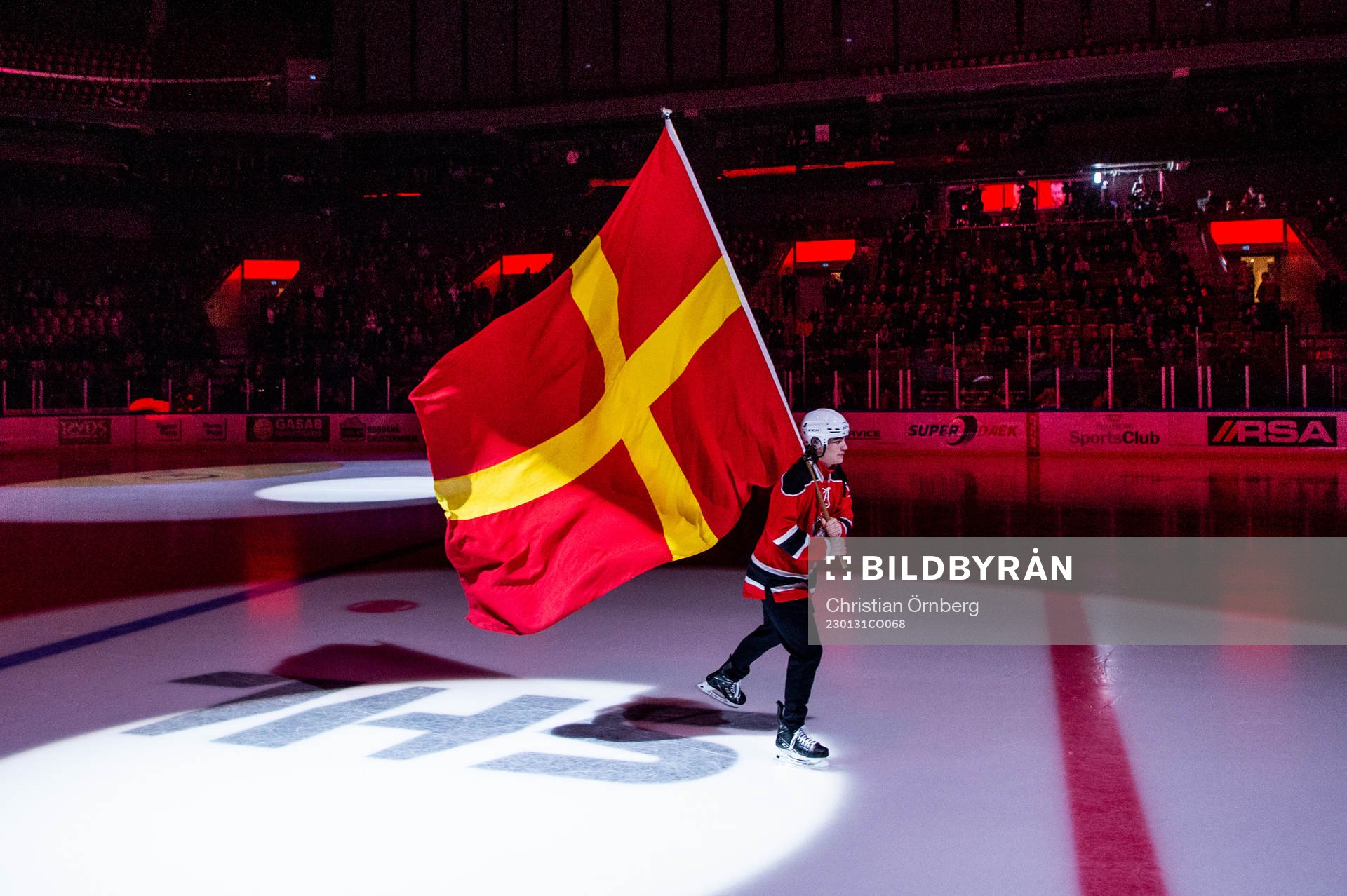 Malmö arena innan ishockeymatchen i SHL mellan Malmö