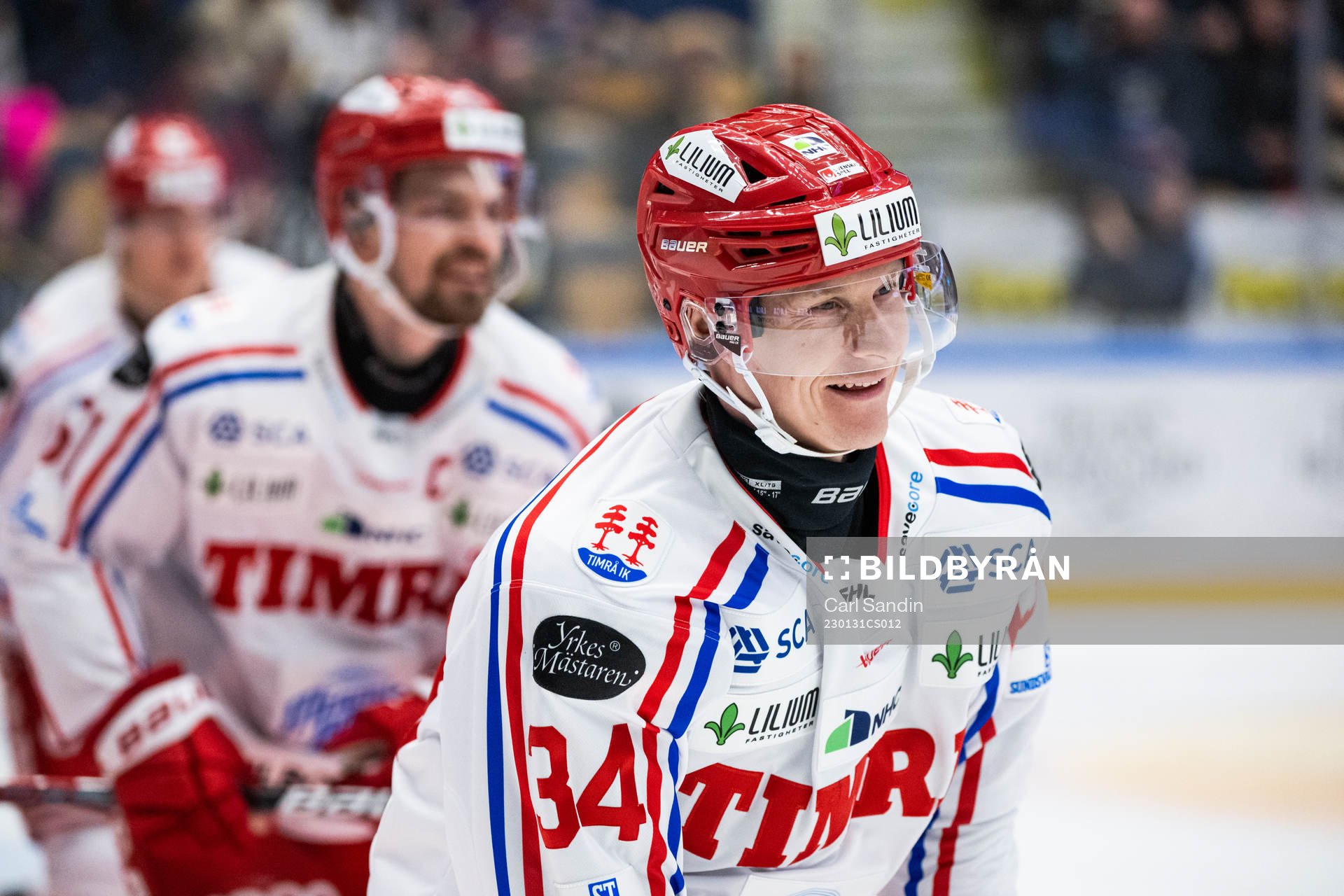Timrås Olli Palola jublar