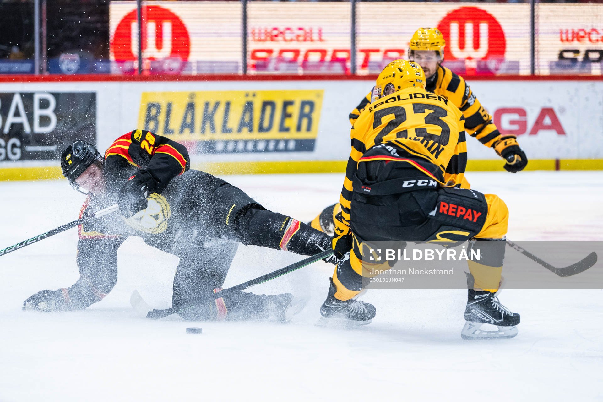 Brynäs Johannes Kinnvall och Skellefteås Adam Mascherin
