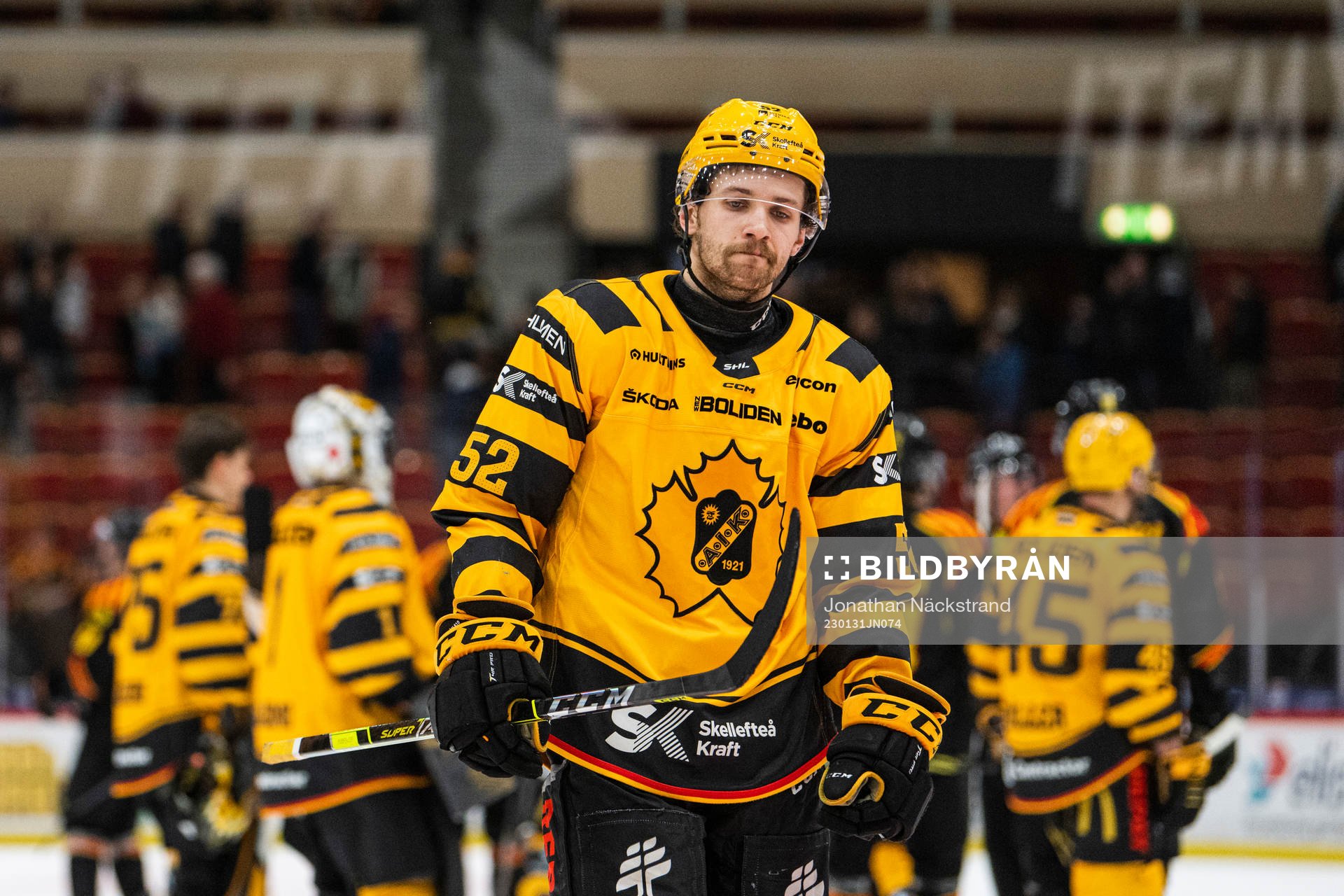 Skellefteås Arvid Lundberg deppar