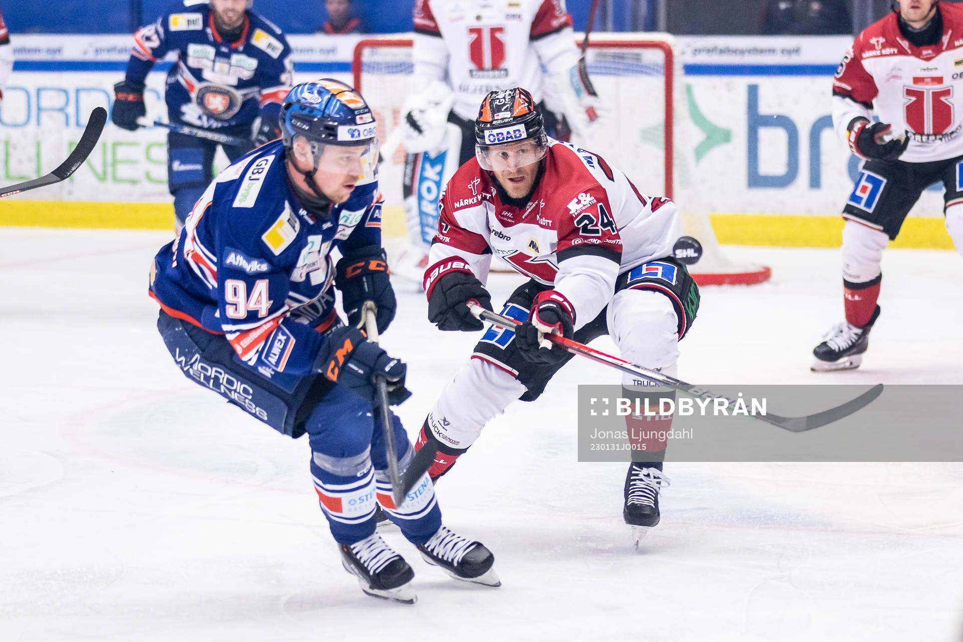 Växjös Joel Persson och Örebros Jani Lajunen